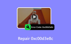 إصلاح رمز الخطأ 0xc00d3e8c