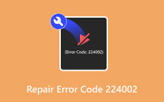 Código de erro 224002 Reparo