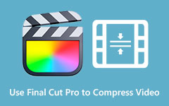 ضغط مقاطع الفيديو باستخدام Final Cut Pro