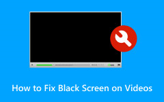 Fiks svart skjerm på video