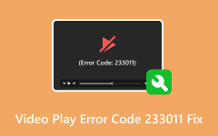 Reparar el código de error 233011