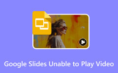 Google Slide no puede reproducir la corrección de video