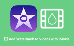 Hvordan legge til vannmerke til video i iMovie