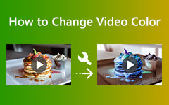 كيفية تغيير لون الفيديو