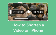 Videon lyhentäminen iPhonessa