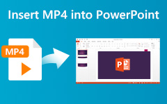 إدراج مقاطع فيديو MP4 في PowerPoint