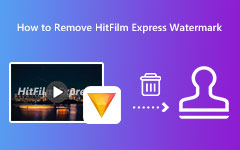 قم بإزالة علامة Hitfilm Express المائية