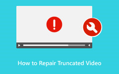 Reparer trunkerte videoer