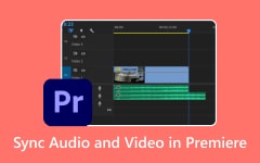 Sincronizza audio e video in Premiere