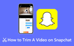 Trim videoer på Snapchat