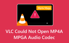 VLC Could Not Open MP4A MPGA Audio Codec