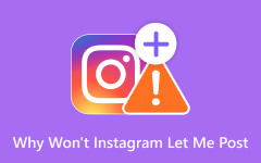 Proč mě Instagram nenechá zveřejnit