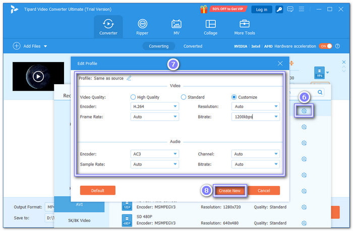 Customize Video Settings