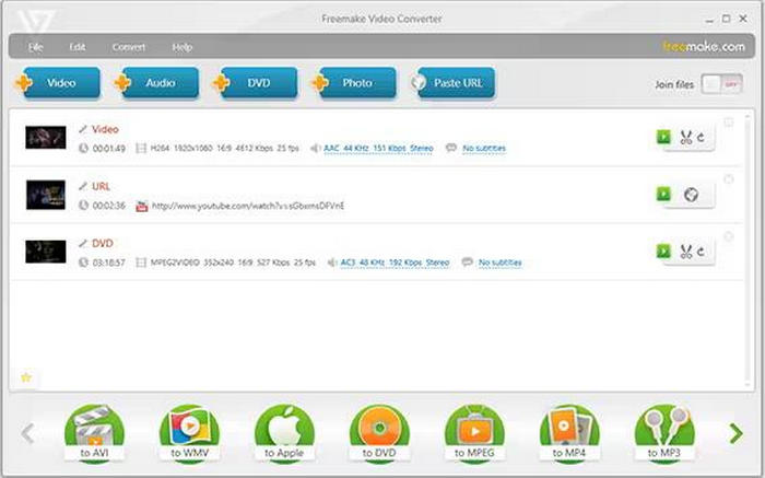 Freemake محول الفيديو