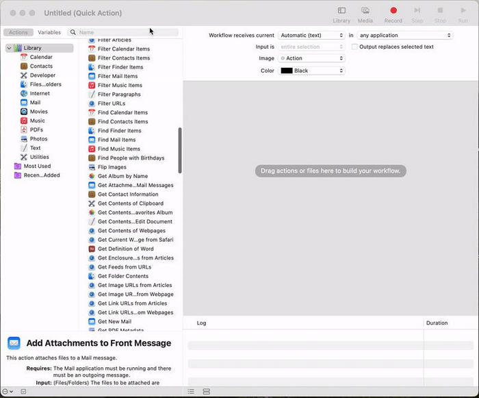 Macos skjult metode