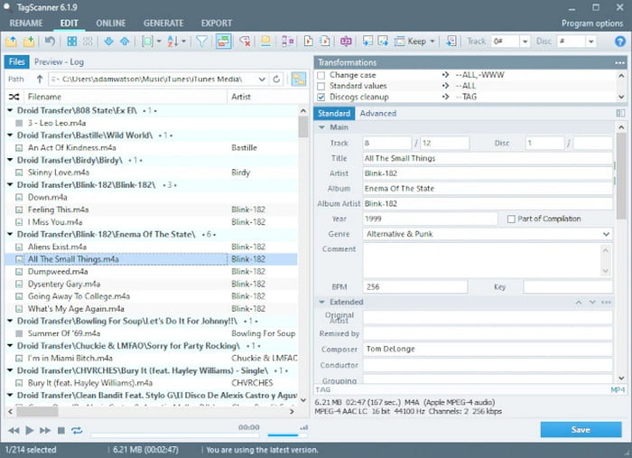 Interface Tag Scanner