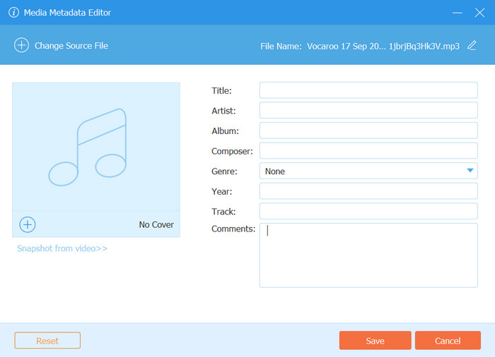 Tipard Media Metadata Editor