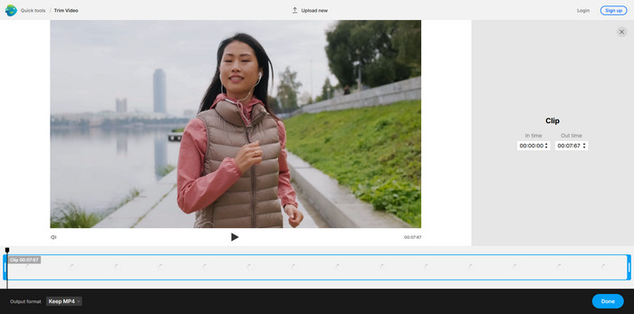 Invideo AI Trim Video