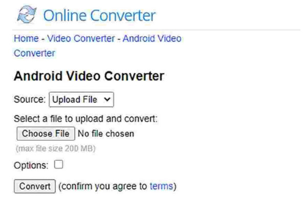 Online converter MP4 naar 3GP