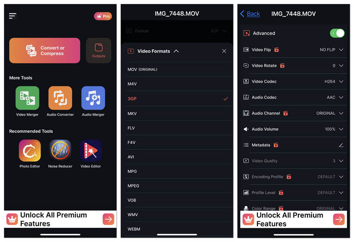 Video Converter Compressor MP4 To 3GP