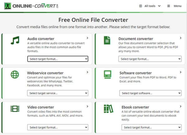 Online Convert.com MP4 naar FLAC