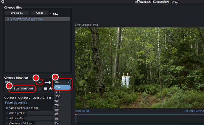 Convert MP4 to MP3 Shutter Encoder