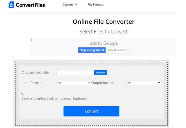 ConvertFiles.com MP4 naar MTS