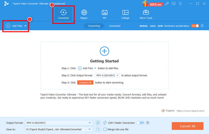 Converter Add Files Tipard
