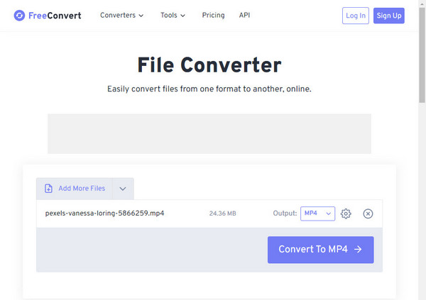 برنامج FreeConvert