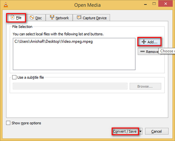 Add Convert Save Button