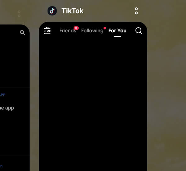 TikTok genstart