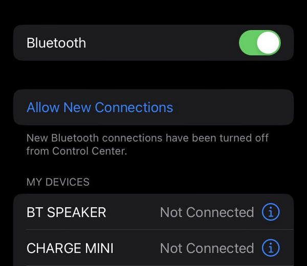 Enhetens Bluetooth