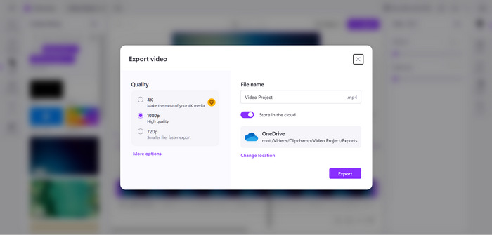 Clipchamp Online Video Editor