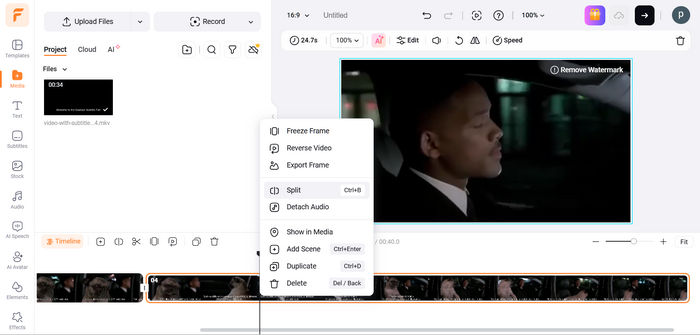 FlexClip online videoredigeringsprogram