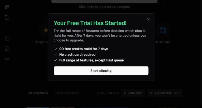 Opus Clip Free Trial