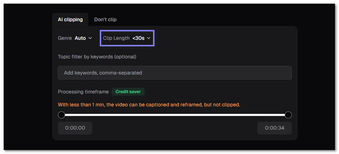 Set Clip Length