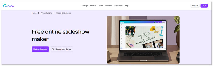 Canva Photo Slideshow Maker