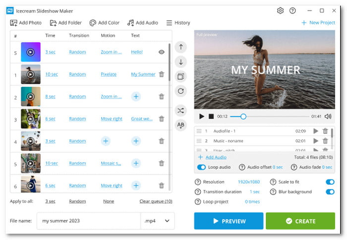 Icecream Slideshow Maker