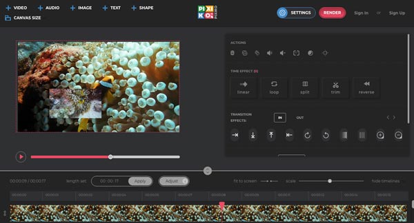 How to create GIF online with Pixiko 