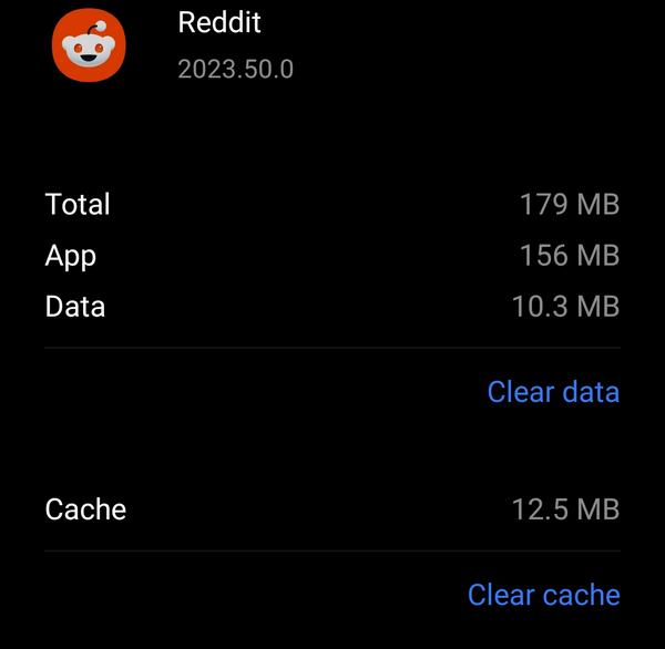 Reddit limpar cache
