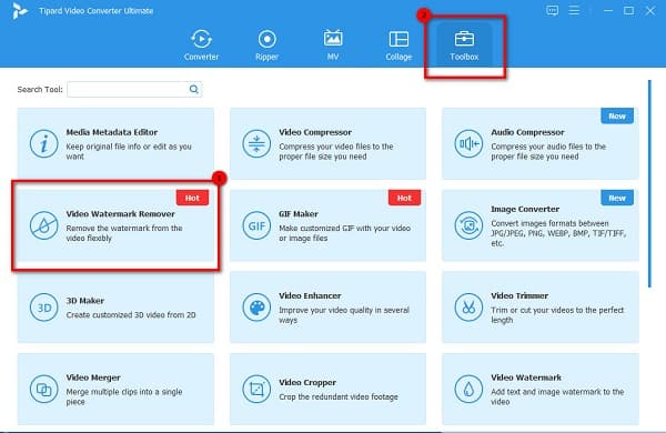 ميزات قائمة Toolbox