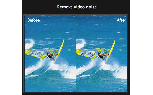 ビデオノイズを除去する