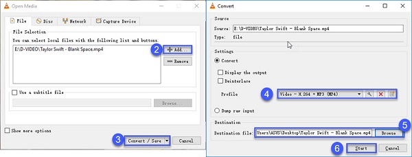 Voeg bestanden VLC toe