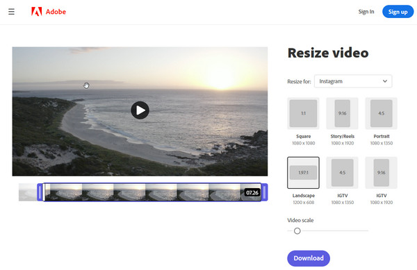 Cómo cambiar el tamaño de un video en Free Video Resizer