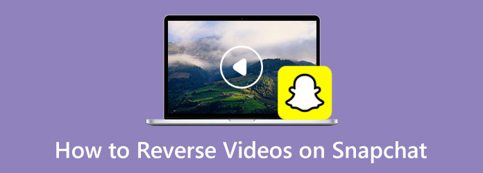 Omgekeerde video op Snapchat