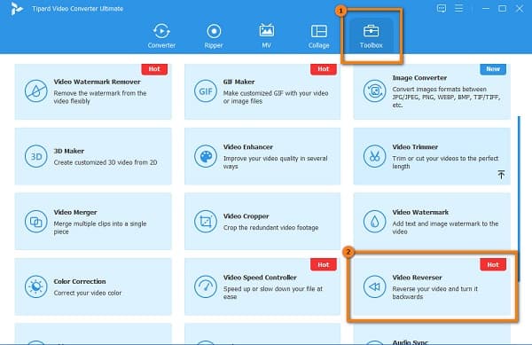 Naviguer dans la boîte à outils