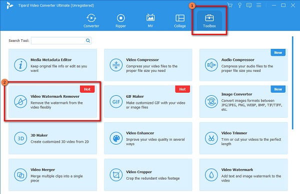 مزيل العلامة المائية Toolbox