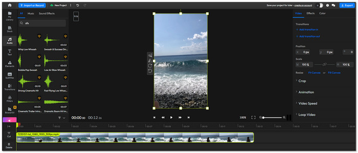 Flixier Online Volume Booster