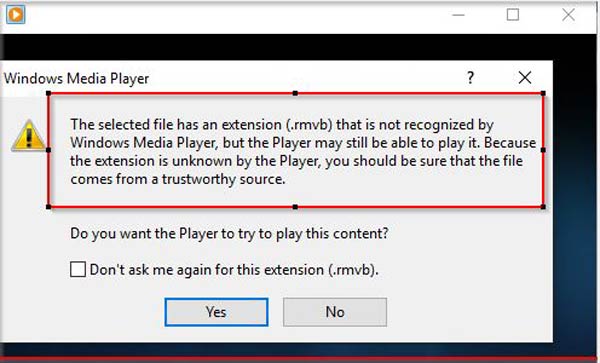 A Windows Media Player