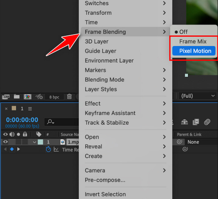 Open Frame Blending
